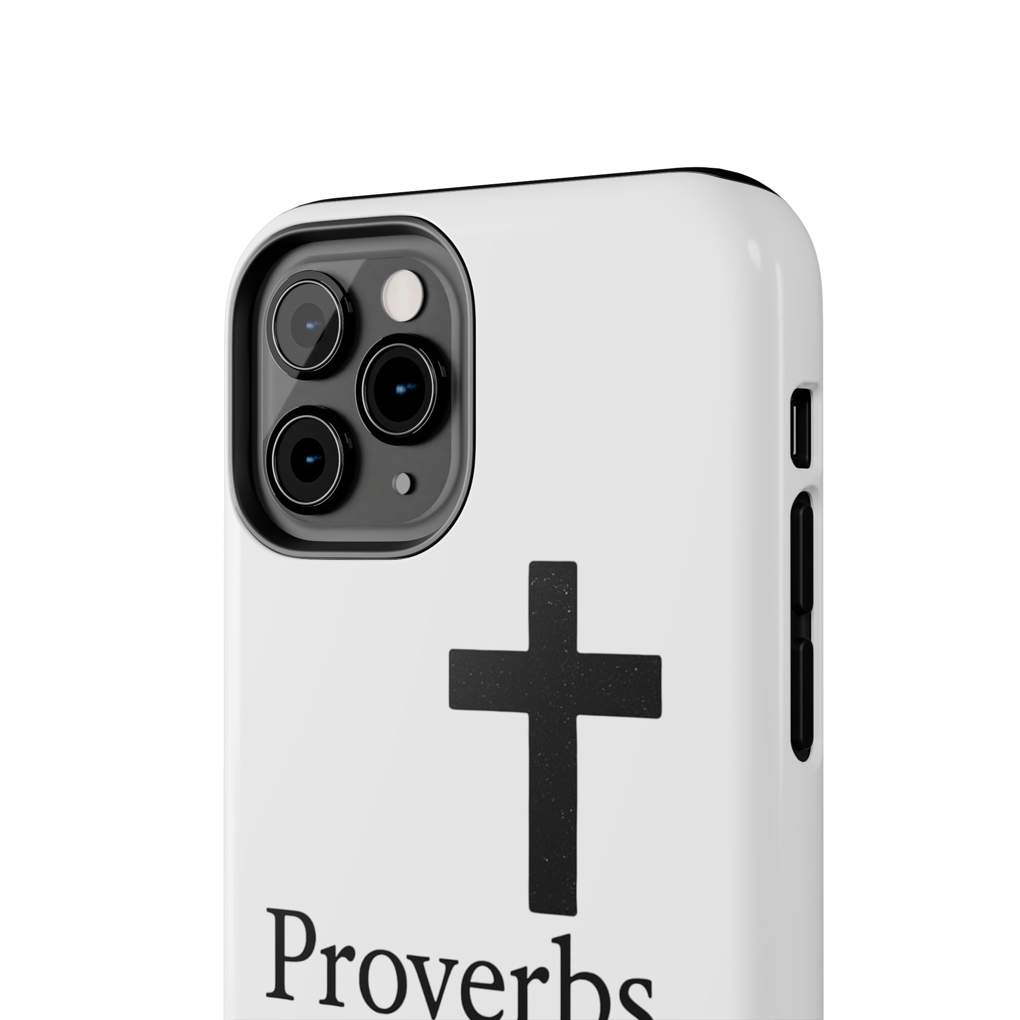 Proverbs 3:5 Cross Tough Phone Case — Christian Faith iPhone Case