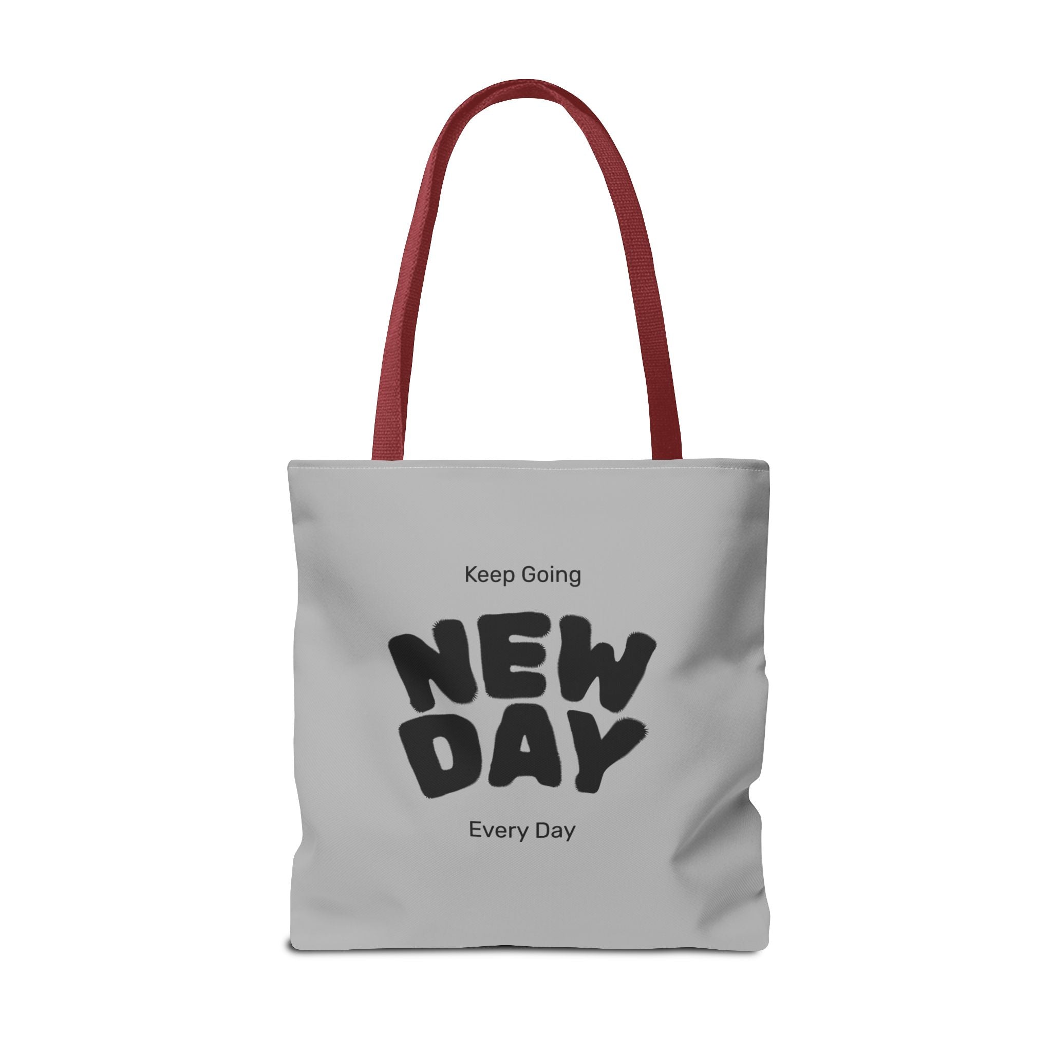 Christian Message Tote Bag — "Jesus Loves You" / "New Day" Inspirational