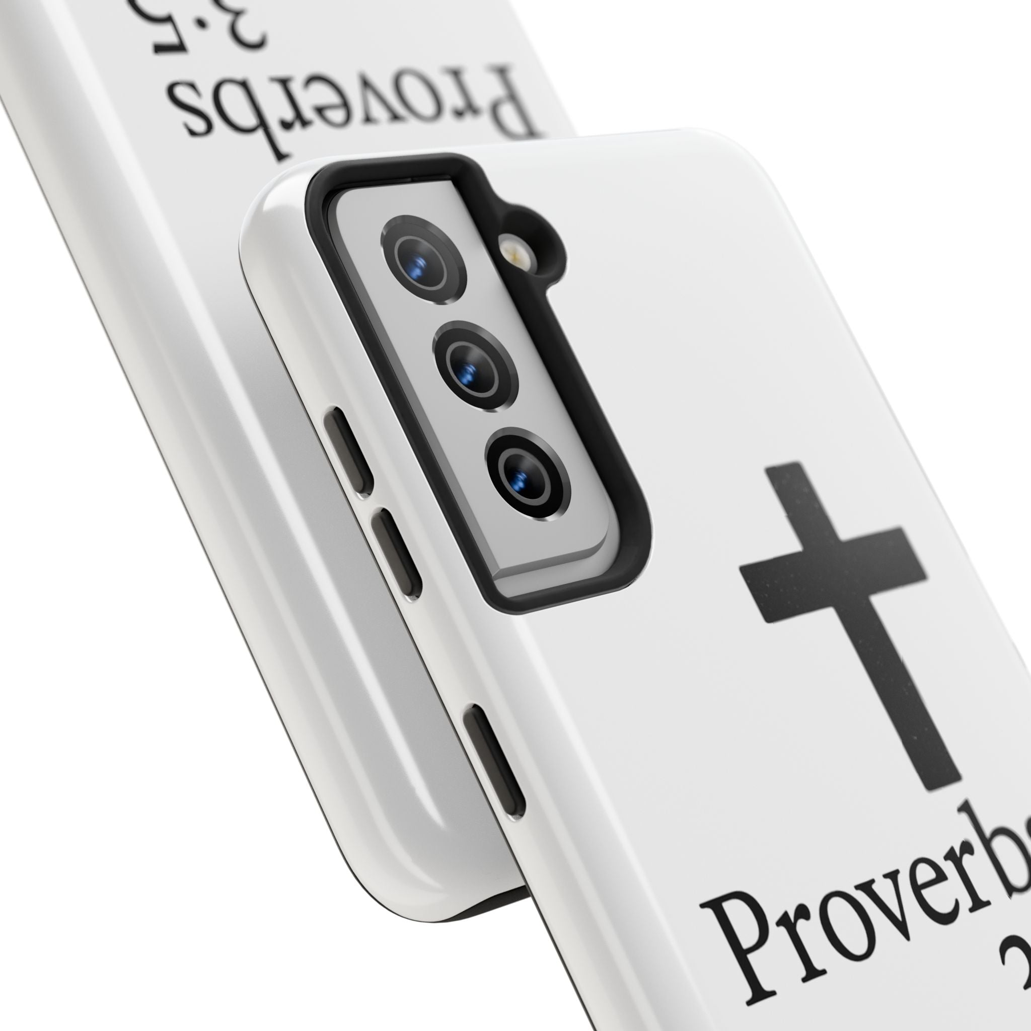 Proverbs 3:5 Cross Tough Phone Case — Christian Faith iPhone Case