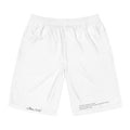 Scripture-Stamped Men's Board Shorts - John 3:16 "For God so loved the world that he gave his one and only Son, that whoever believes in him shall not perish but have eternal life."