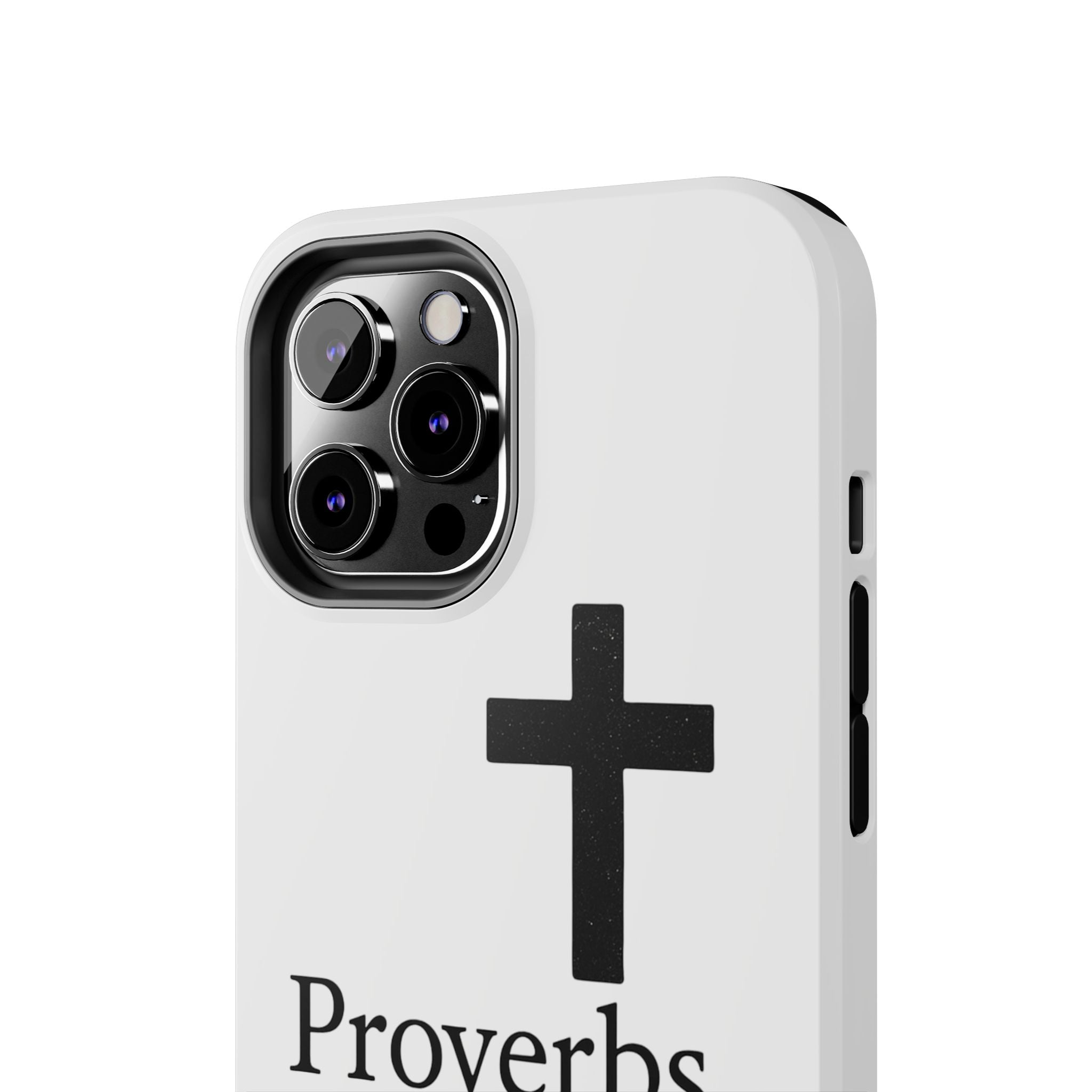 Proverbs 3:5 Cross Tough Phone Case — Christian Faith iPhone Case