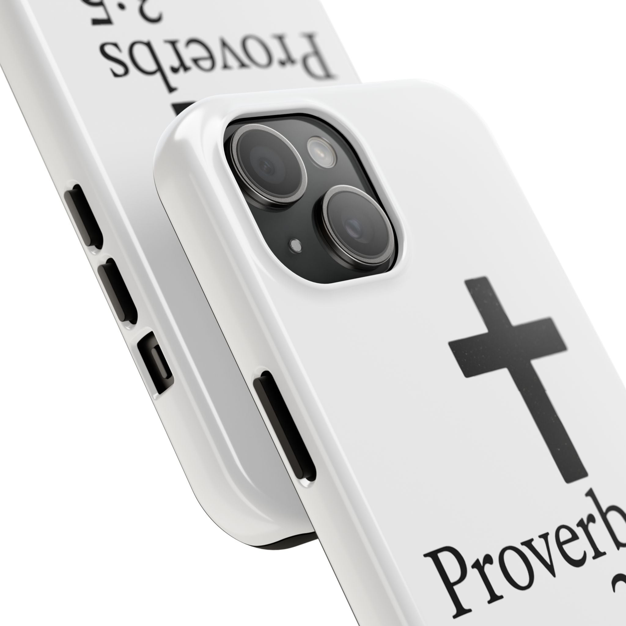 Proverbs 3:5 Cross Tough Phone Case — Christian Faith iPhone Case