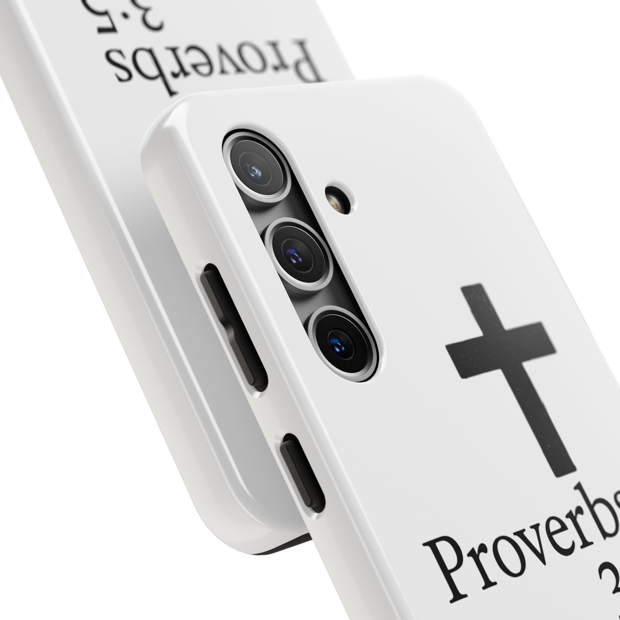 Proverbs 3:5 Cross Tough Phone Case — Christian Faith iPhone Case