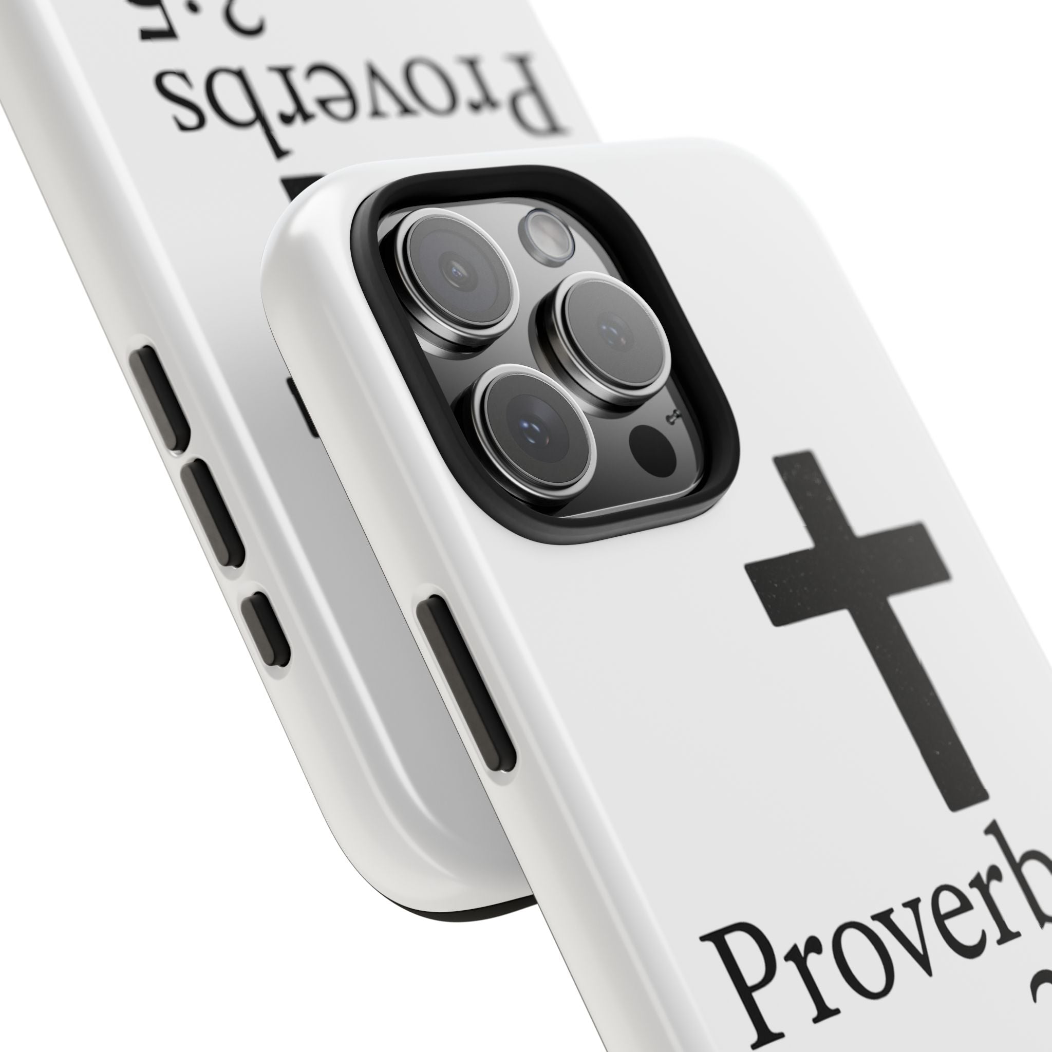 Proverbs 3:5 Cross Tough Phone Case — Christian Faith iPhone Case