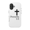 Proverbs 3:5 Cross Tough Phone Case — Christian Faith iPhone Case