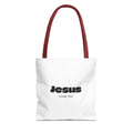 Christian Message Tote Bag — "Jesus Loves You" / "New Day" Inspirational