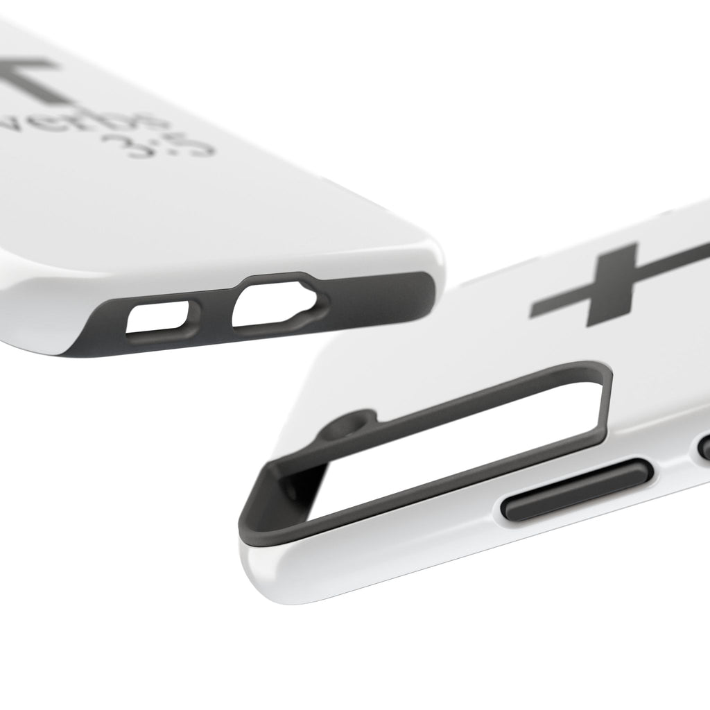 Proverbs 3:5 Cross Tough Phone Case — Christian Faith iPhone Case