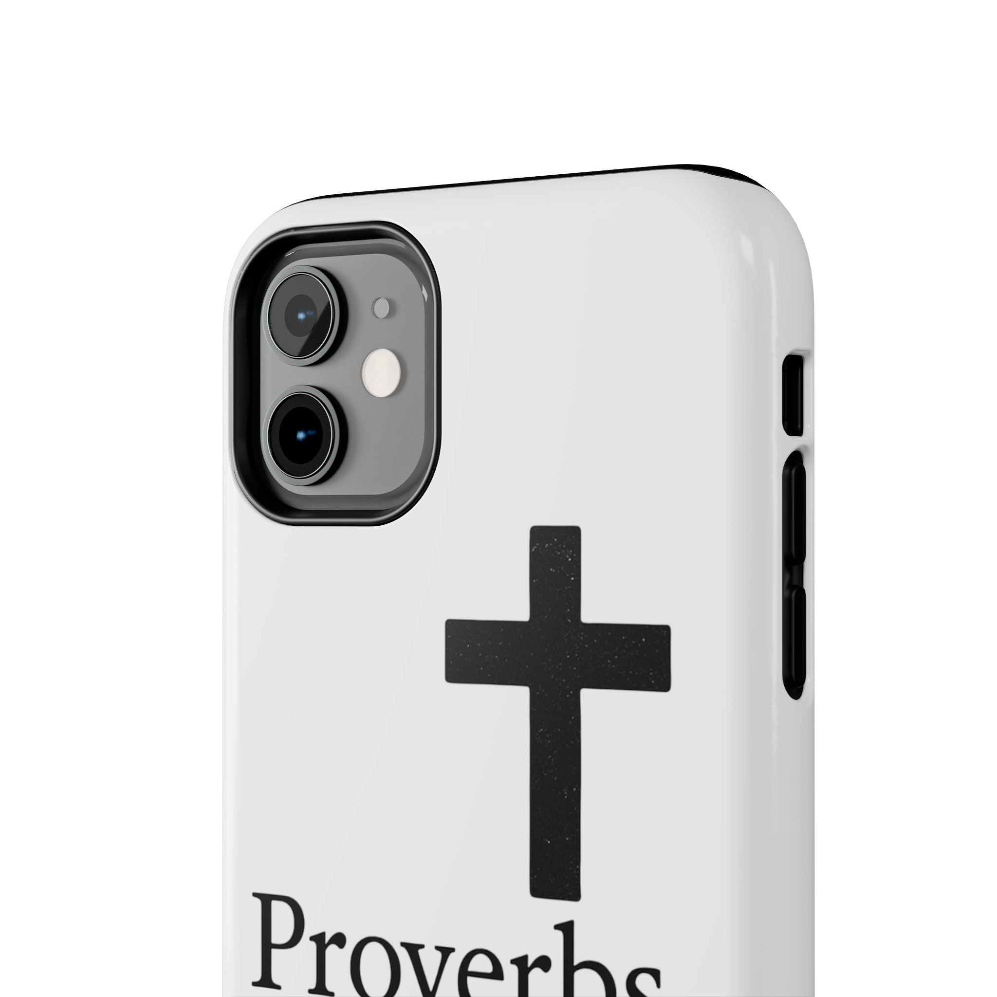 Proverbs 3:5 Cross Tough Phone Case — Christian Faith iPhone Case
