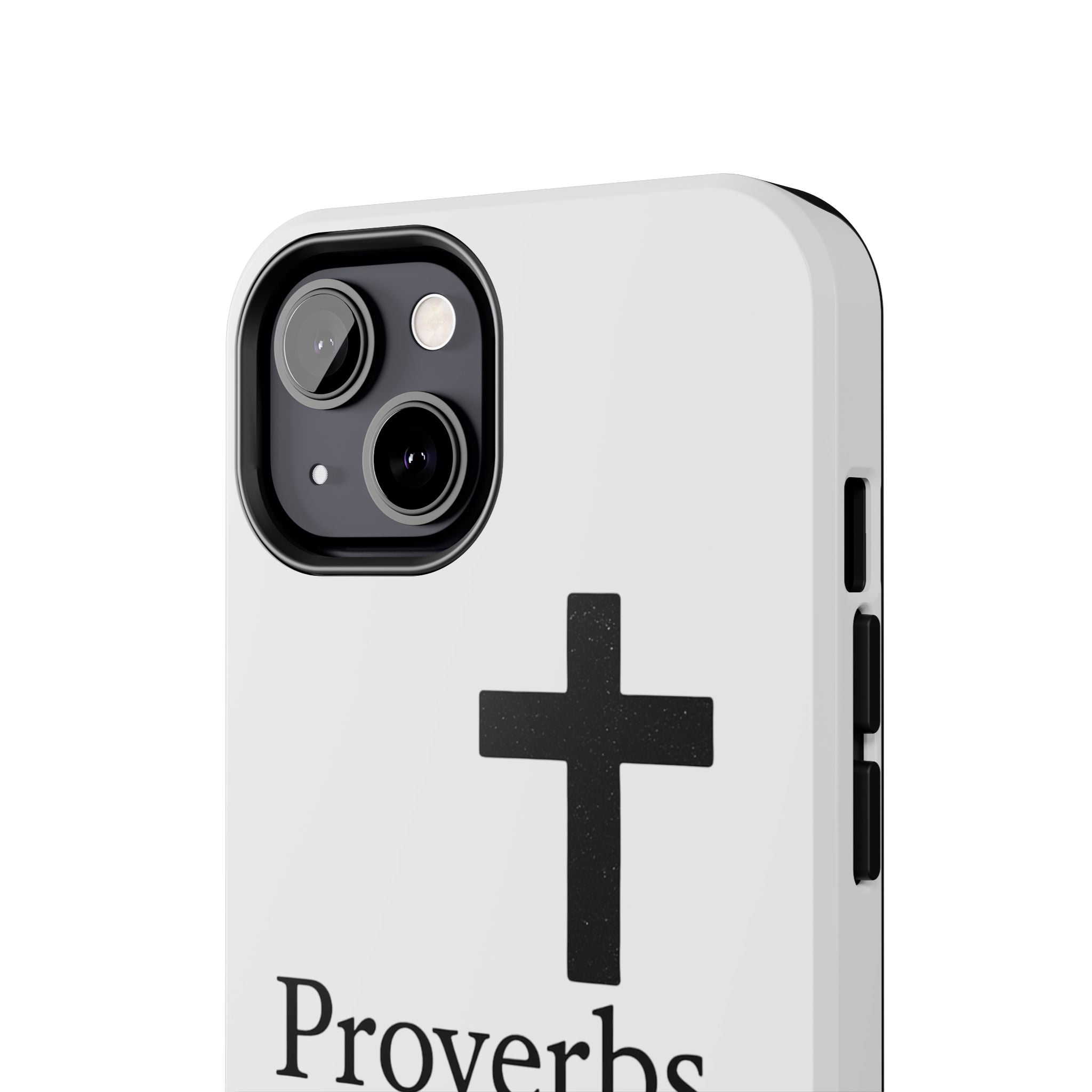 Proverbs 3:5 Cross Tough Phone Case — Christian Faith iPhone Case