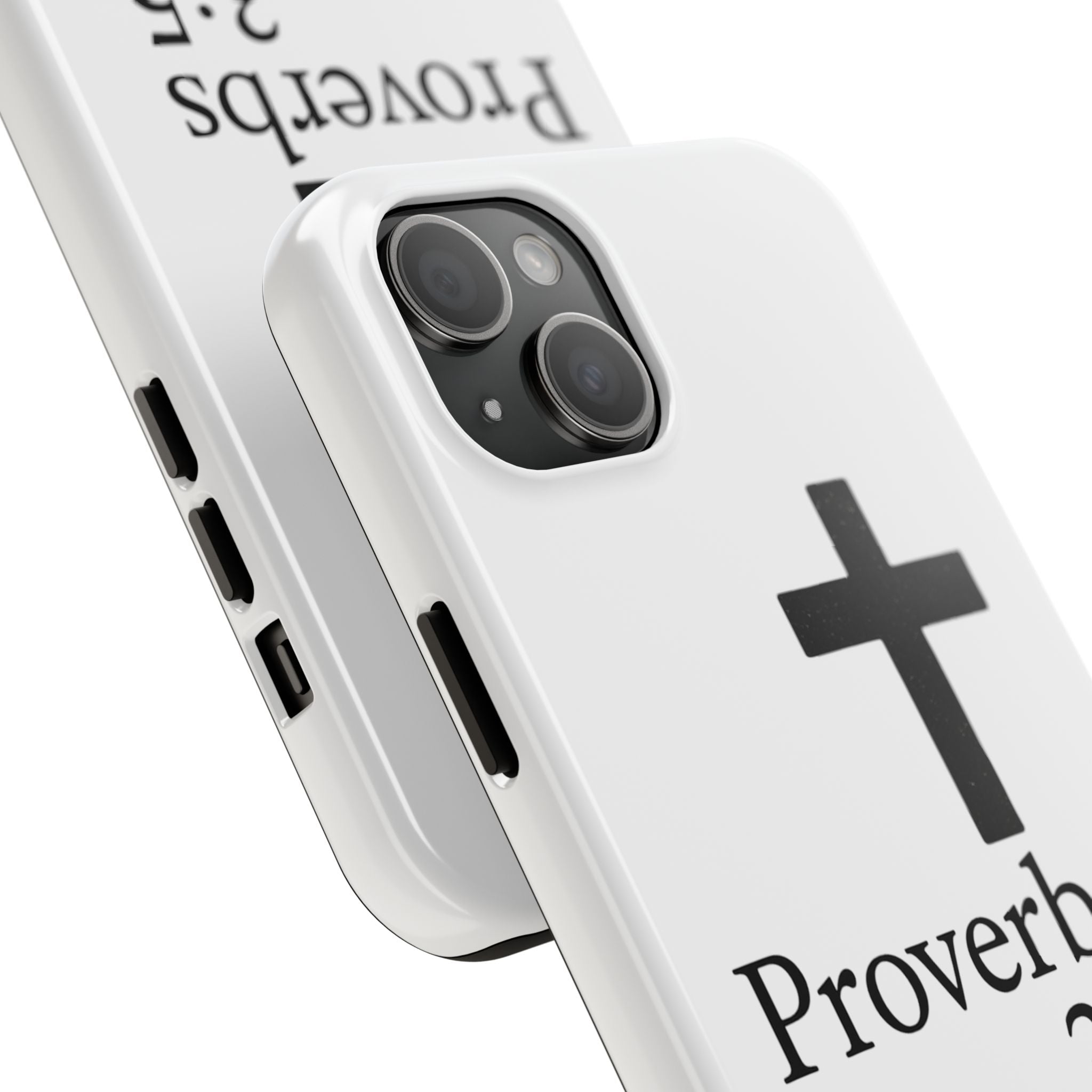 Proverbs 3:5 Cross Tough Phone Case — Christian Faith iPhone Case