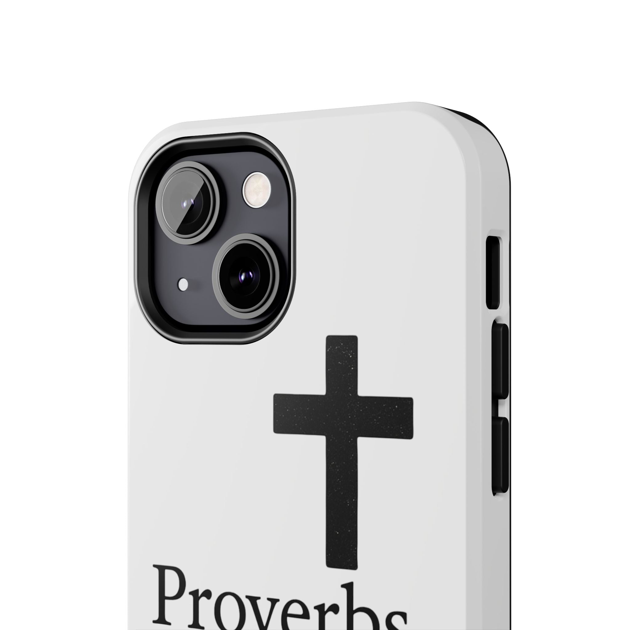 Proverbs 3:5 Cross Tough Phone Case — Christian Faith iPhone Case