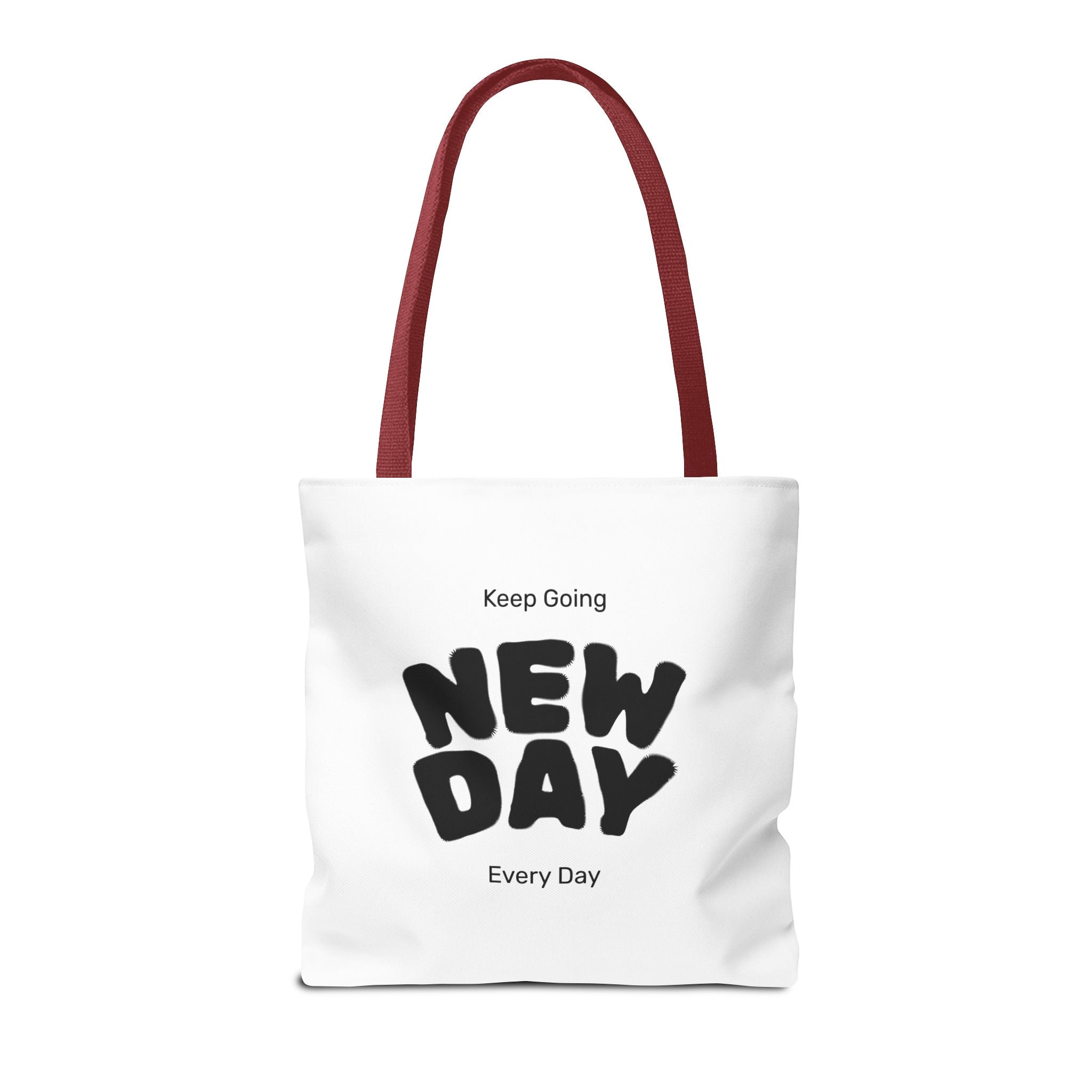 Christian Message Tote Bag — "Jesus Loves You" / "New Day" Inspirational