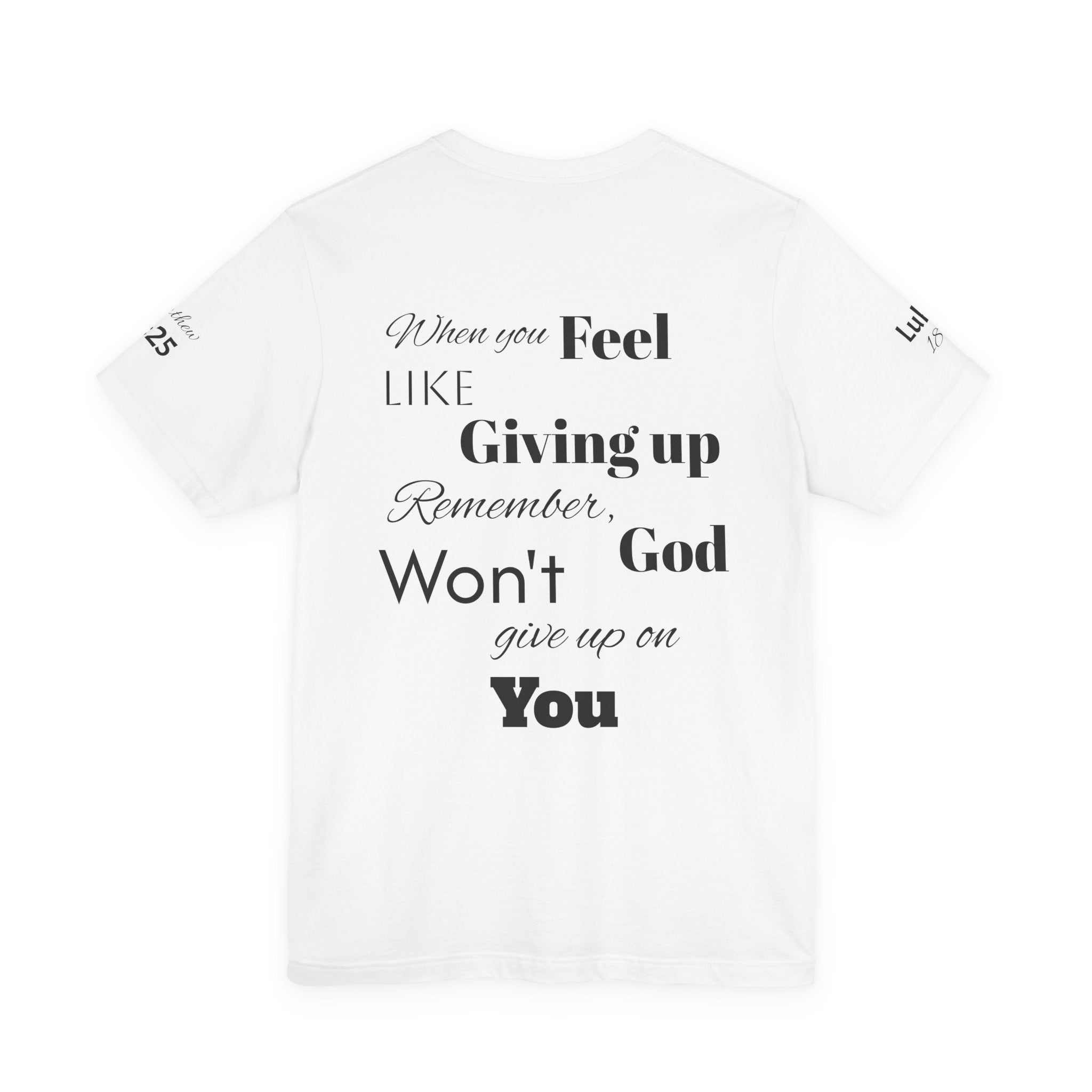 Christan Formal Tee-Shirt.